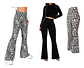 Pantalón Calzas Mujer Flare Pants Pata Elefante - Miniatura 3