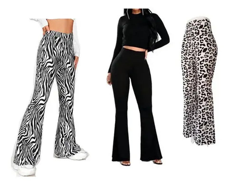 Pantalón Calzas Mujer Flare Pants Pata Elefante 3