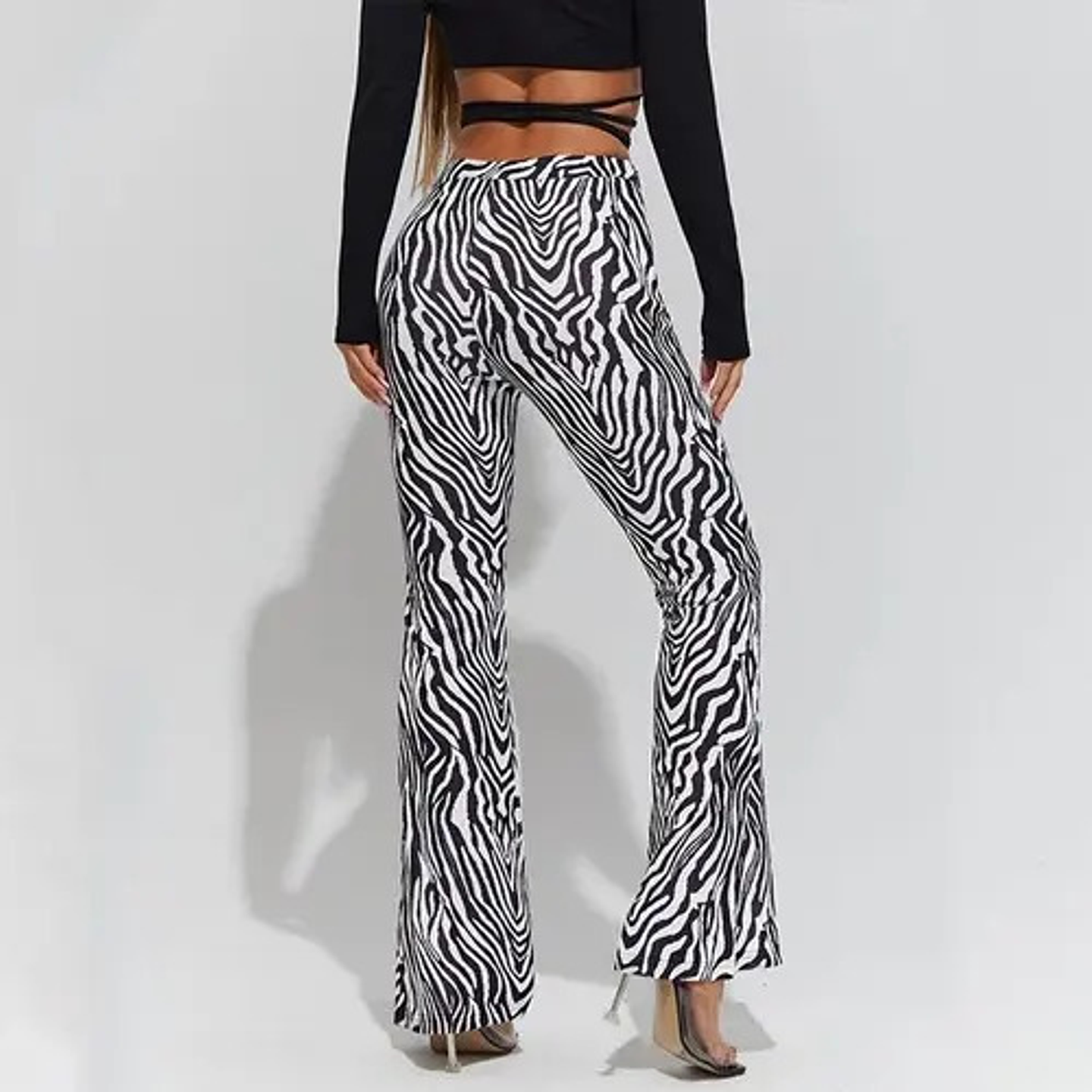 Pantalón Calzas Mujer Flare Pants Pata Elefante 8