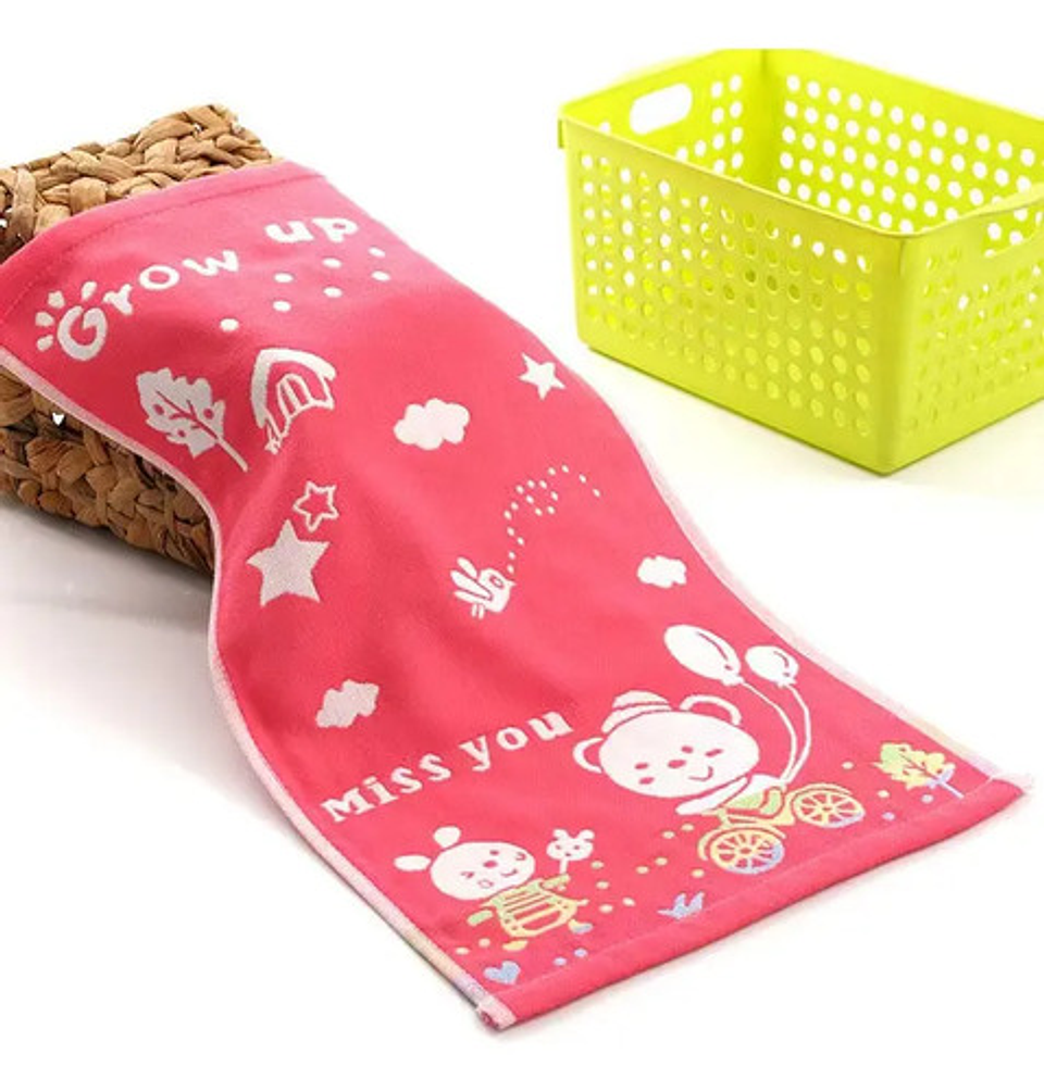 Pack 6 Toalla De Parvulo Toalla Niños Algodón 50x27cm 7