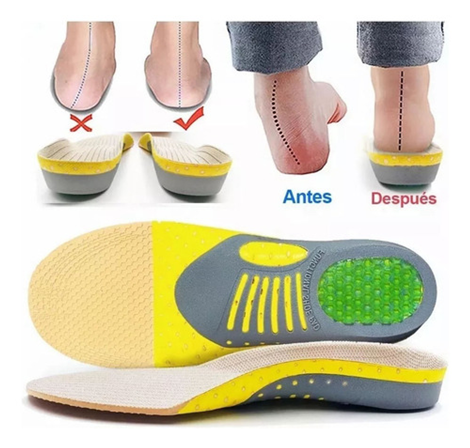 1 Par Plantillas Ortopédicas Para Fascitis Plantar Pie Plano 29