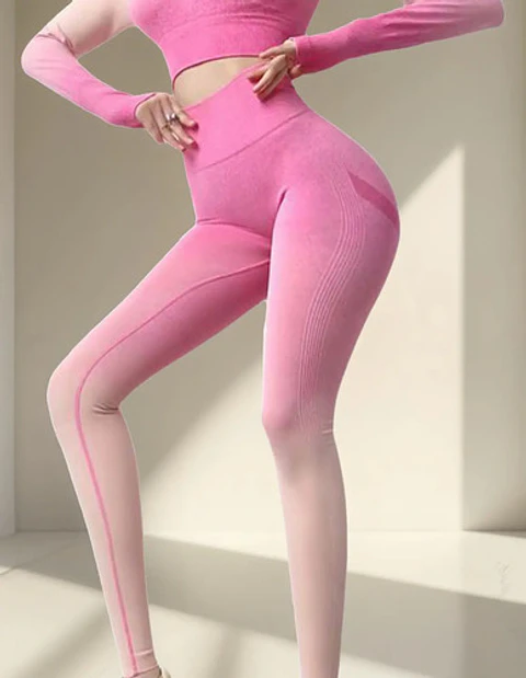 Pack 3 Calzas Leggings Cintura Alta Push Up Colores Surtido