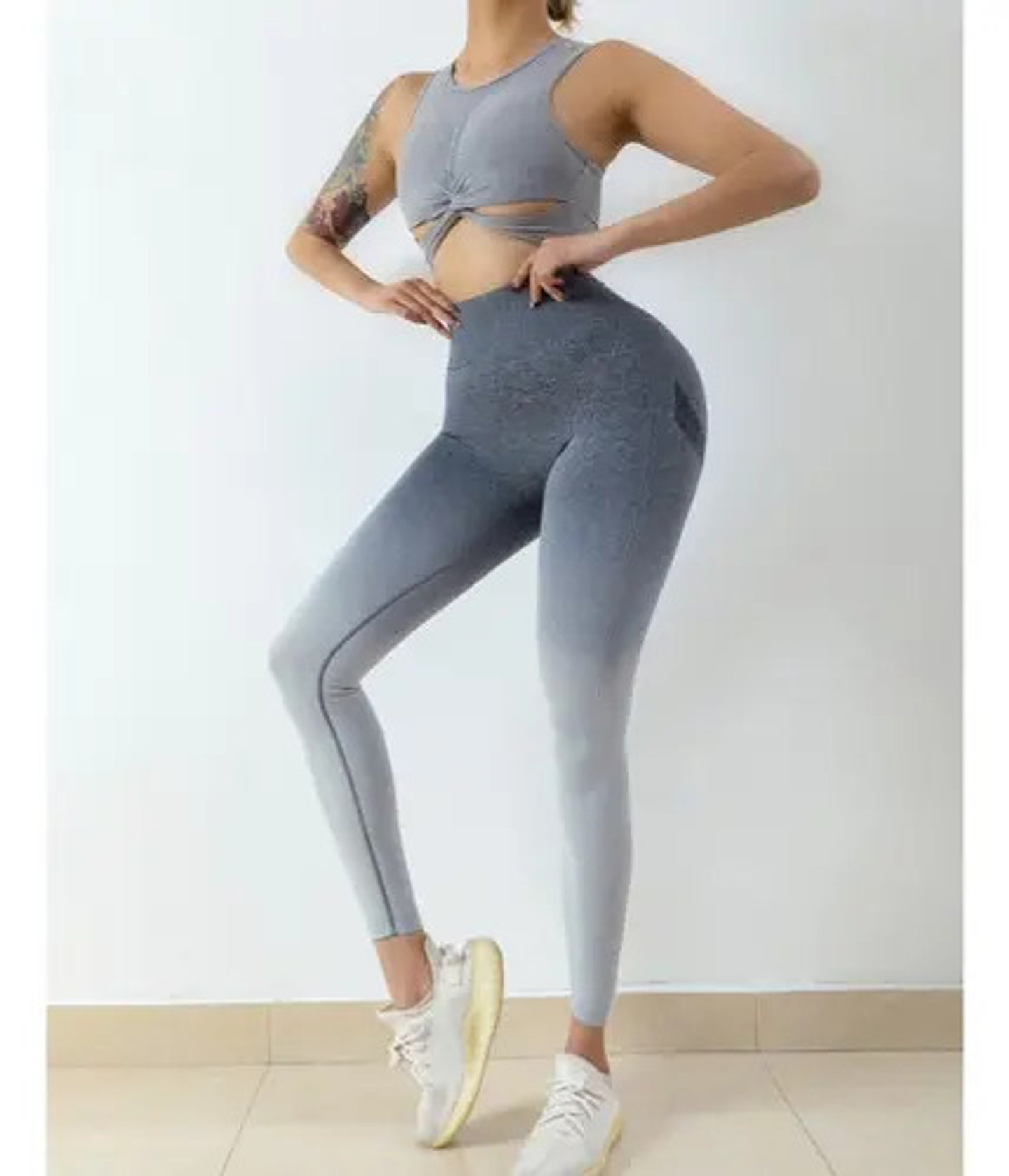 Pack 3 Calzas Leggings Cintura Alta Push Up Colores Surtido 7