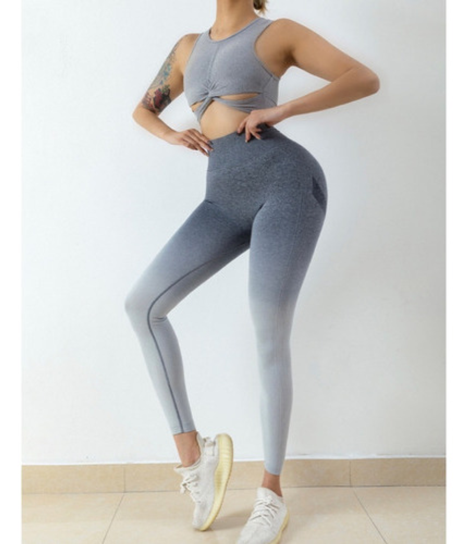 Pack 3 Calzas Leggings Cintura Alta Push Up Colores Surtido 27