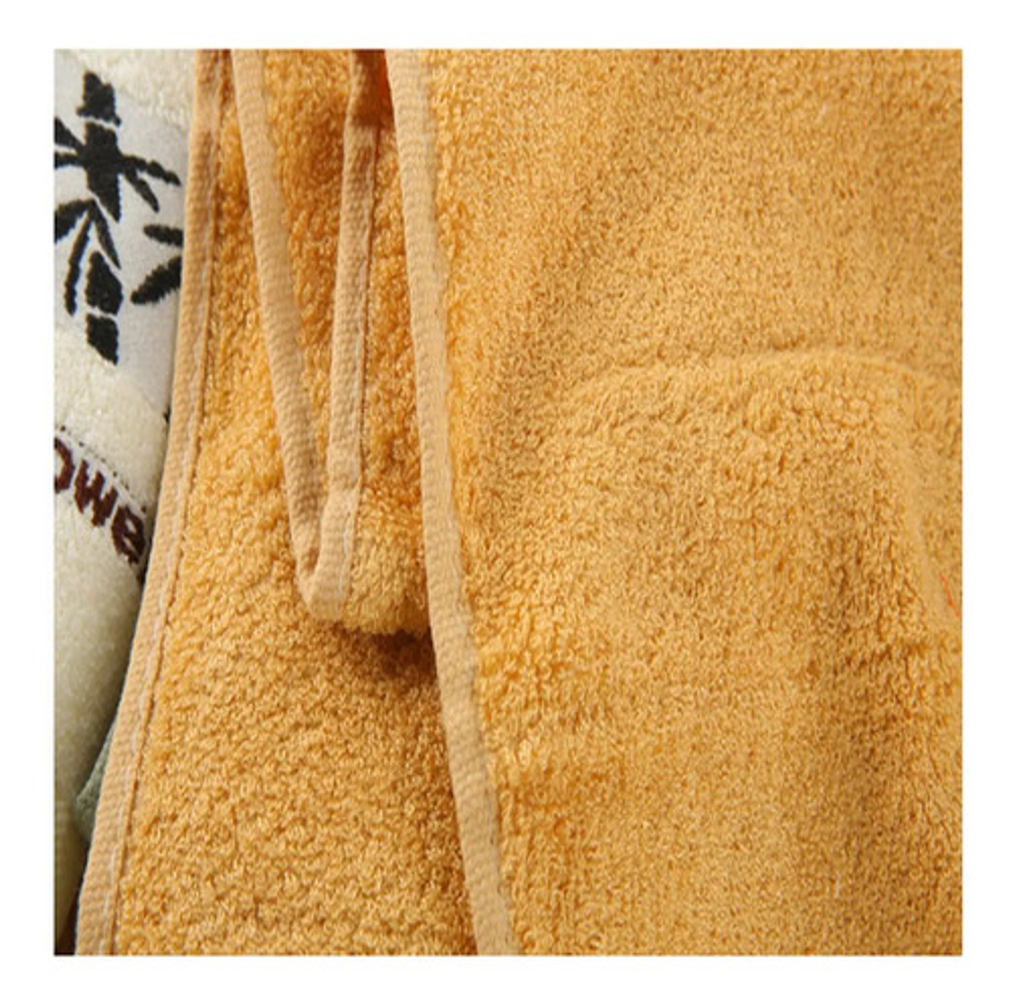 Pack 3 Toalla De Baño Fibra Bambú De Lujo Absorbente Grueso Multicolor Lisa 5