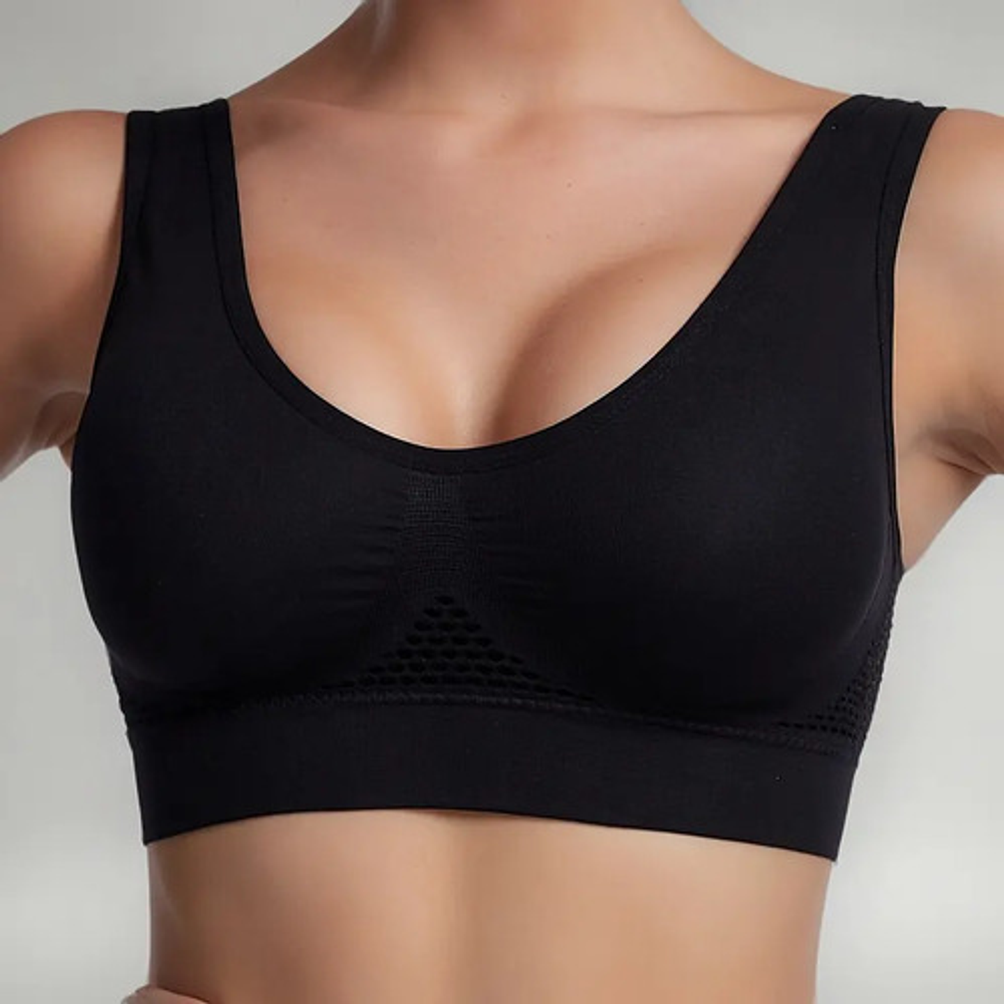 Pack 3 Sostén Deportivo Elasticado Mujer Peto Sujetador 1