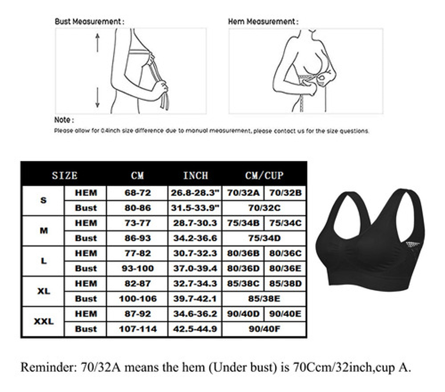 Pack 3 Sostén Deportivo Elasticado Mujer Peto Sujetador 6