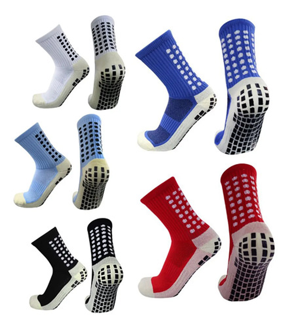 Pack 6 Calcetines Deportivos Antideslizantes Para Niño  1