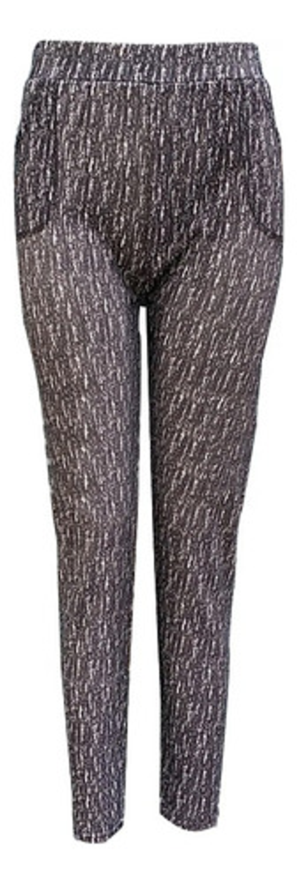 Pack 3 Calzas Chiporro Con Diseño Mujer Gruesas Con Bosillos 2