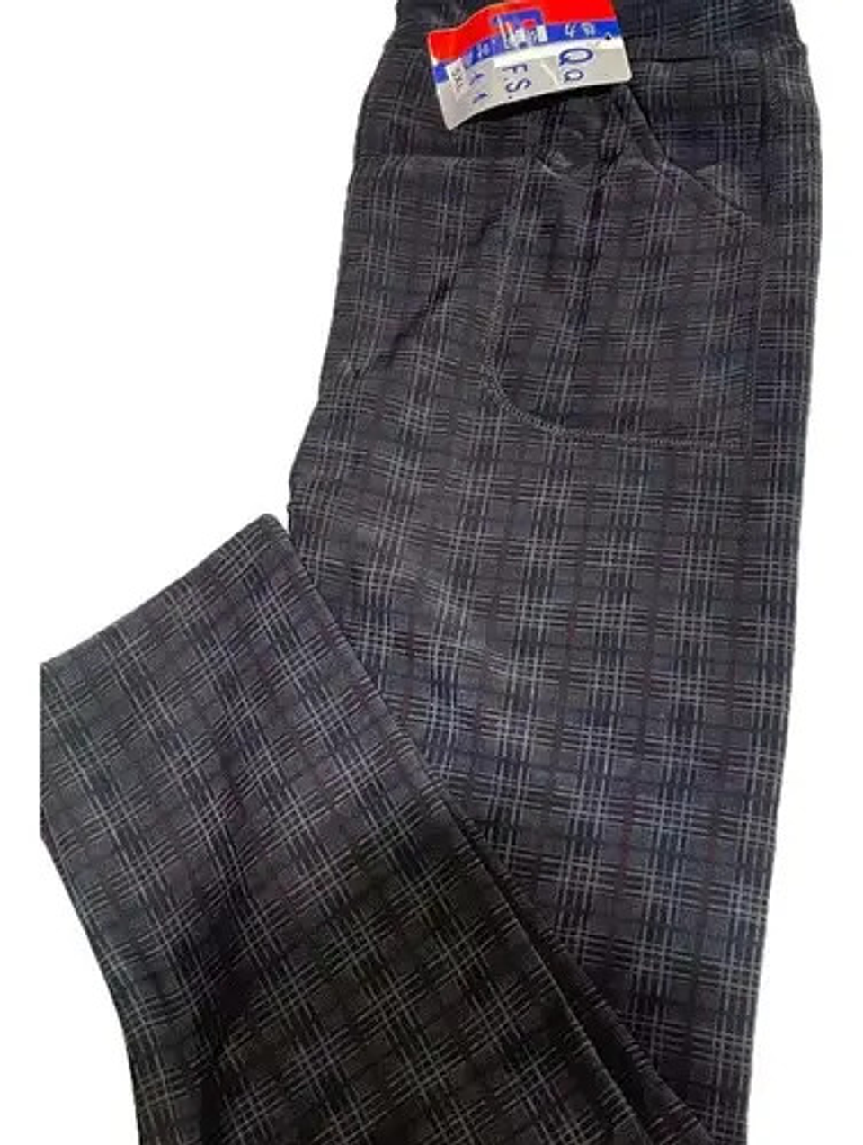 Pack 3 Calzas Chiporro Con Diseño Mujer Gruesas Con Bosillos 4