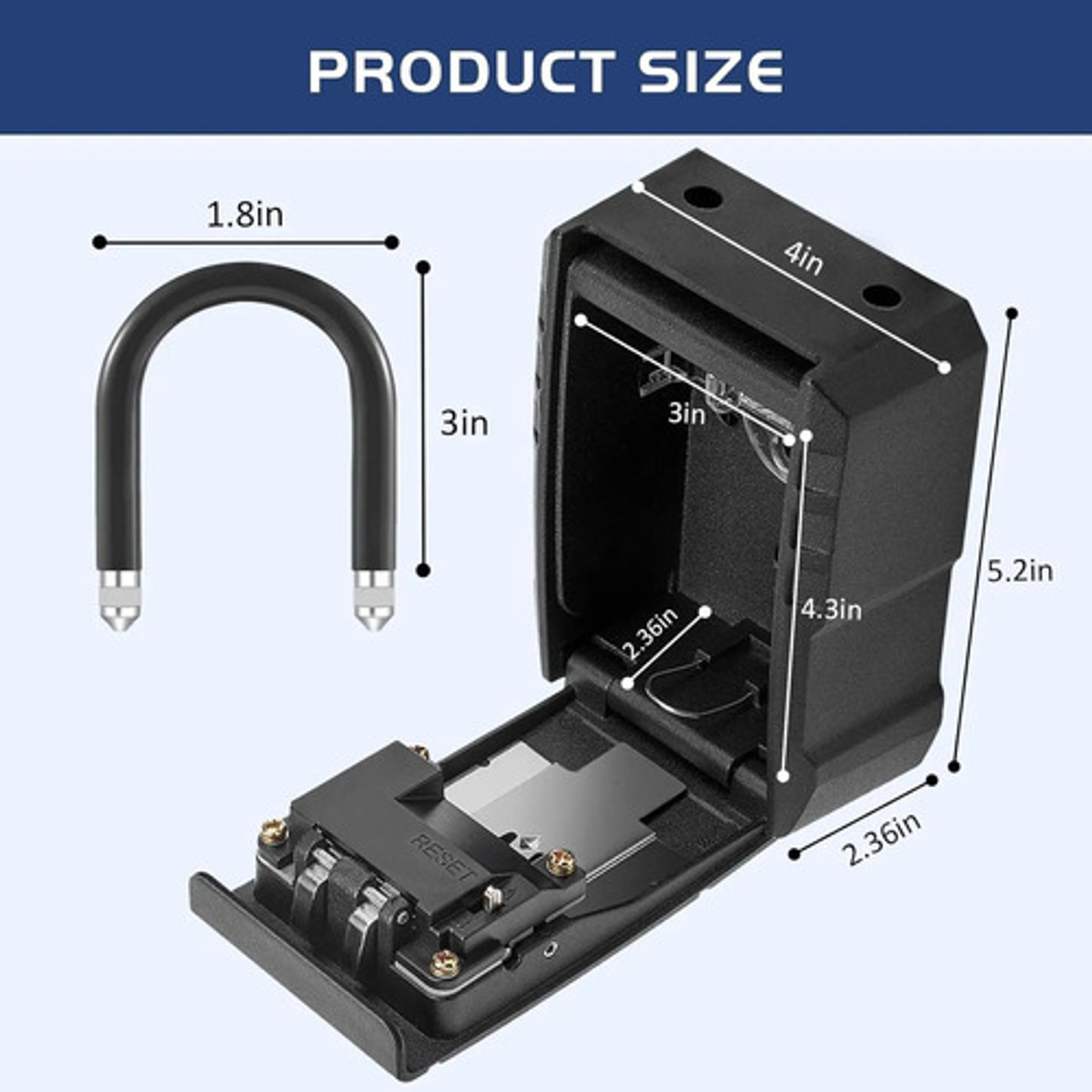 Caja Seguridad Para Llaves Con Clave 2