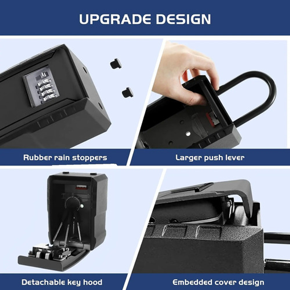 Caja Seguridad Para Llaves Con Clave 5