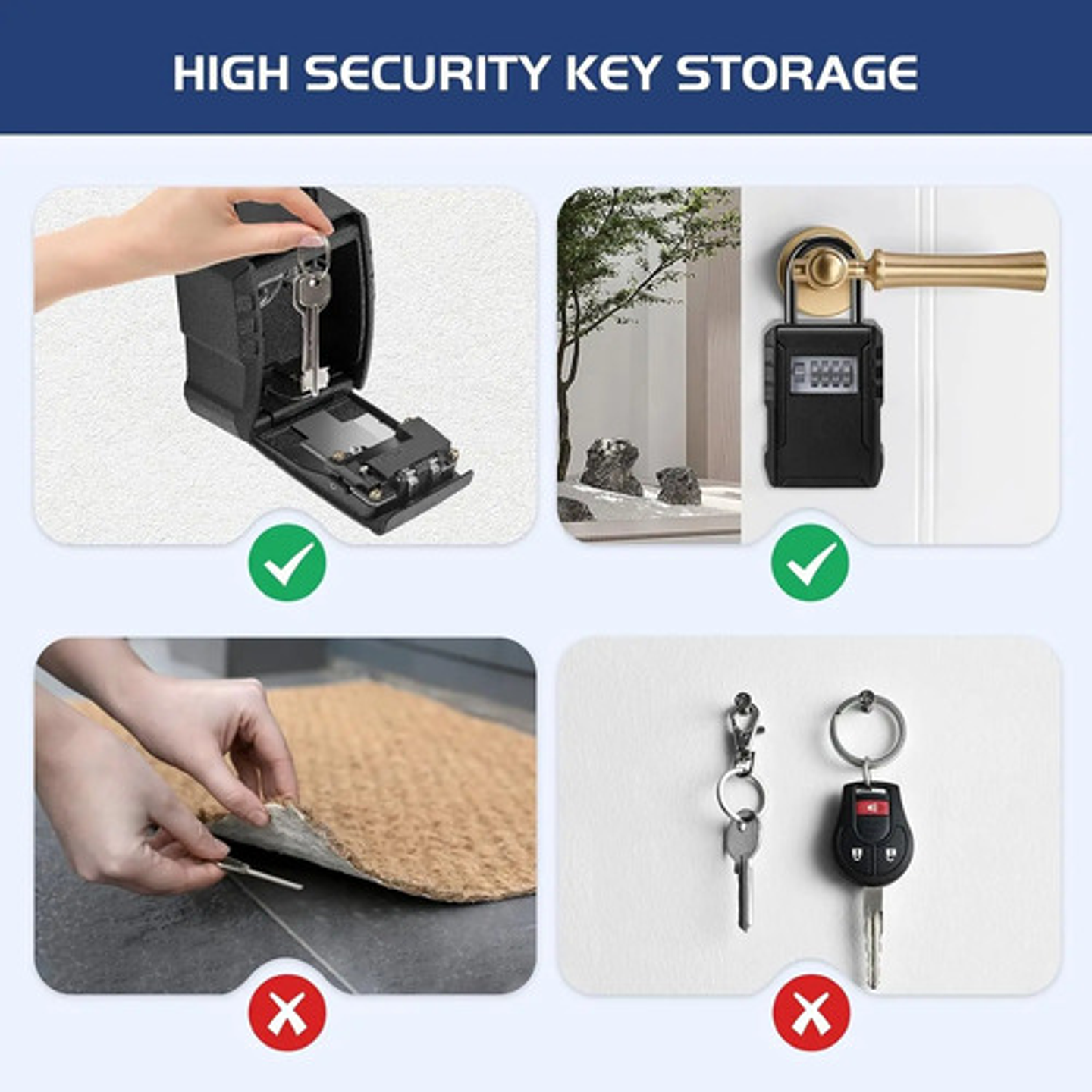 Caja Seguridad Para Llaves Con Clave 7