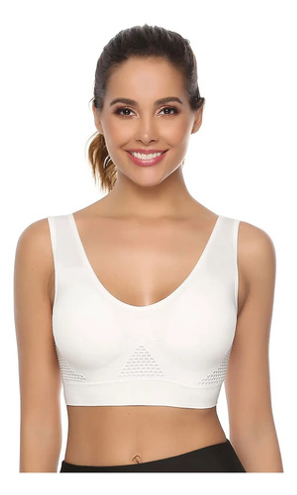 Pack 6 Sostén Deportivo Elasticado Mujer Peto Sujetador 3