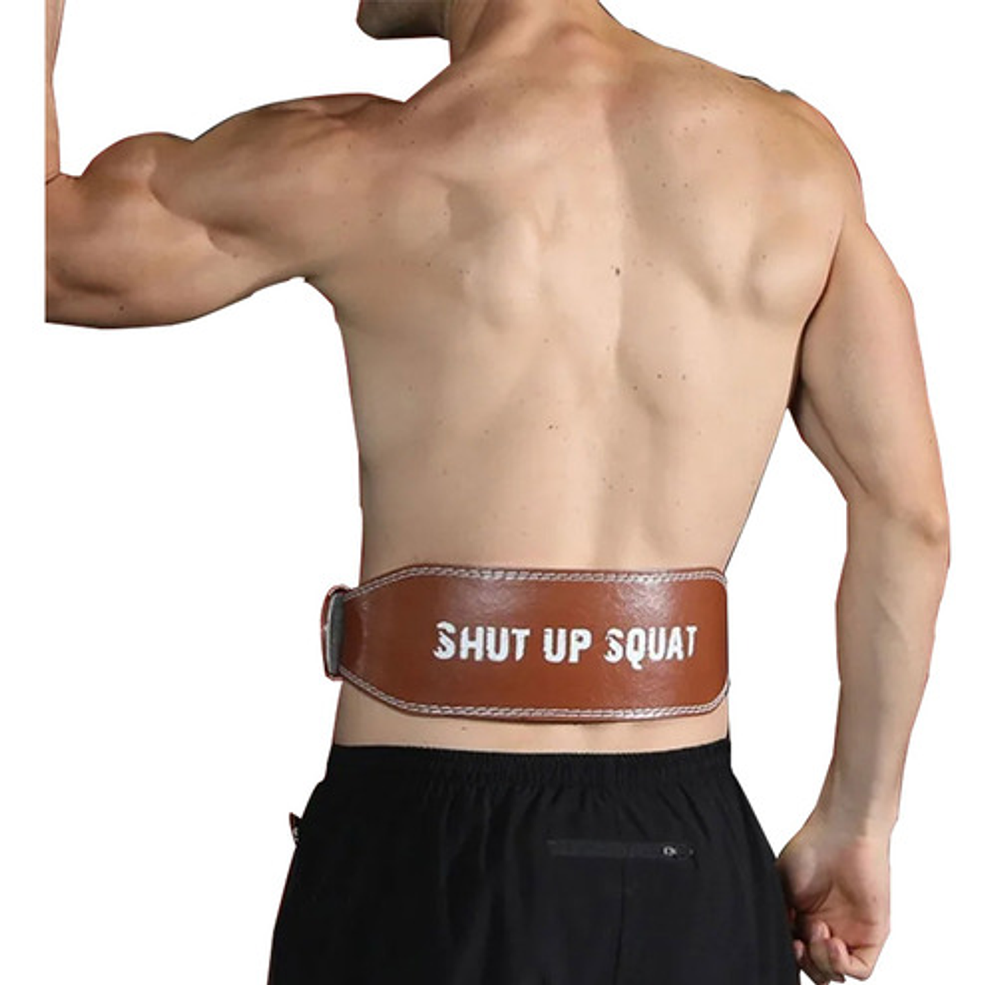 Cinturon Faja Cuero Pesas Crossfit Gym Fit Acojinada Premium 30