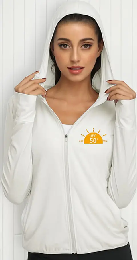 Sudadera Con Cremallera Upf50 Protección Solar Uv Para Mujer