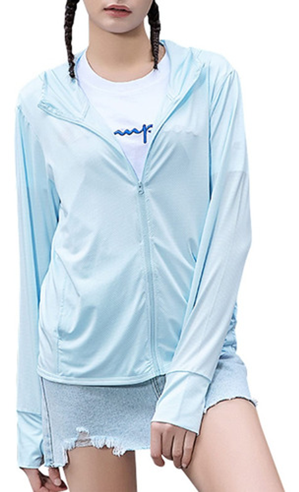 Sudadera Con Cremallera Upf50 Protección Solar Uv Para Mujer 3