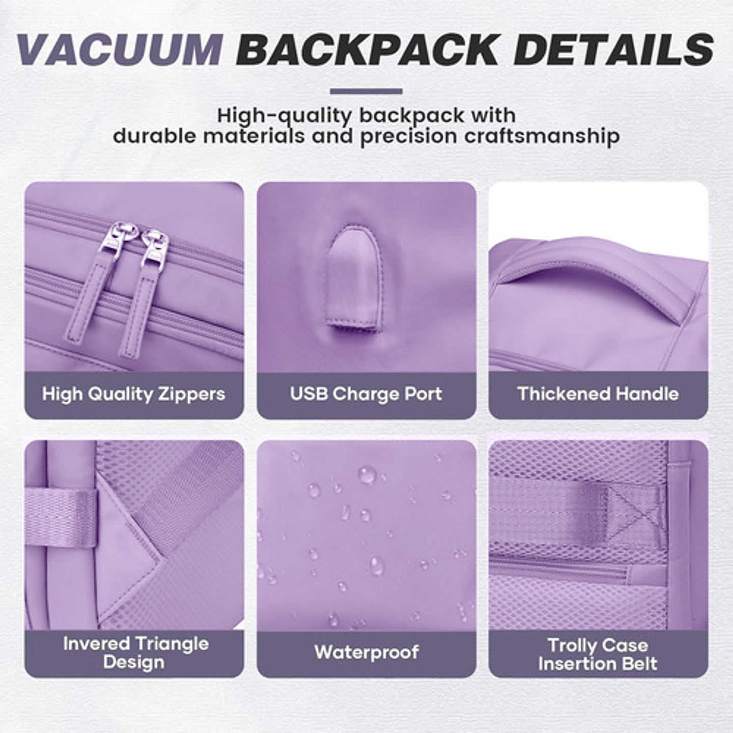 Mochila Viaje Impermeable Antirrobo Con Puerto Usb Notebook 9