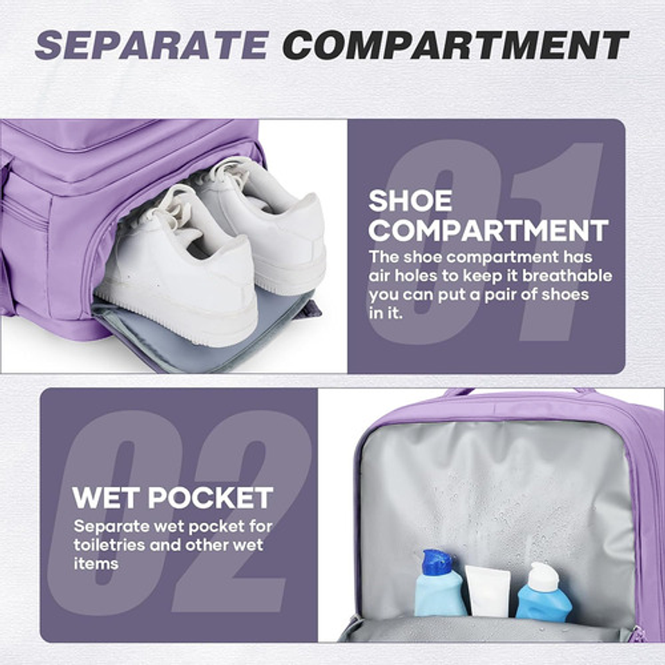 Mochila Viaje Impermeable Antirrobo Con Puerto Usb Notebook 12