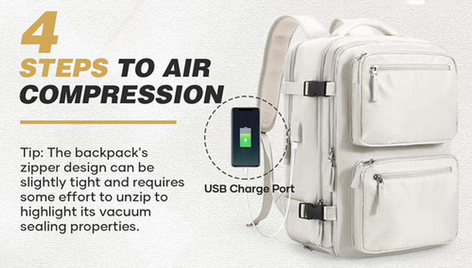 Mochila Viaje Impermeable Antirrobo Con Puerto Usb Notebook 19