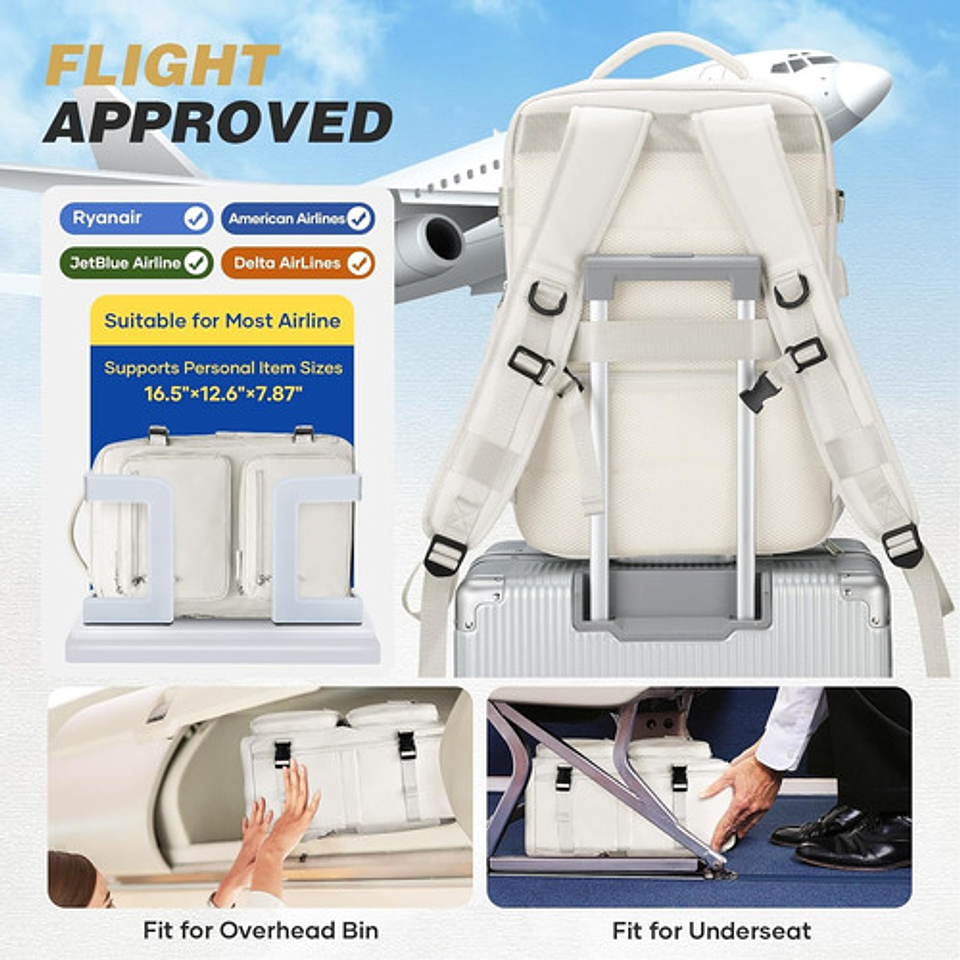 Mochila Viaje Impermeable Antirrobo Con Puerto Usb Notebook 23