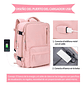 Mochila Viaje Impermeable Antirrobo Con Puerto Usb Notebook - Miniatura 45