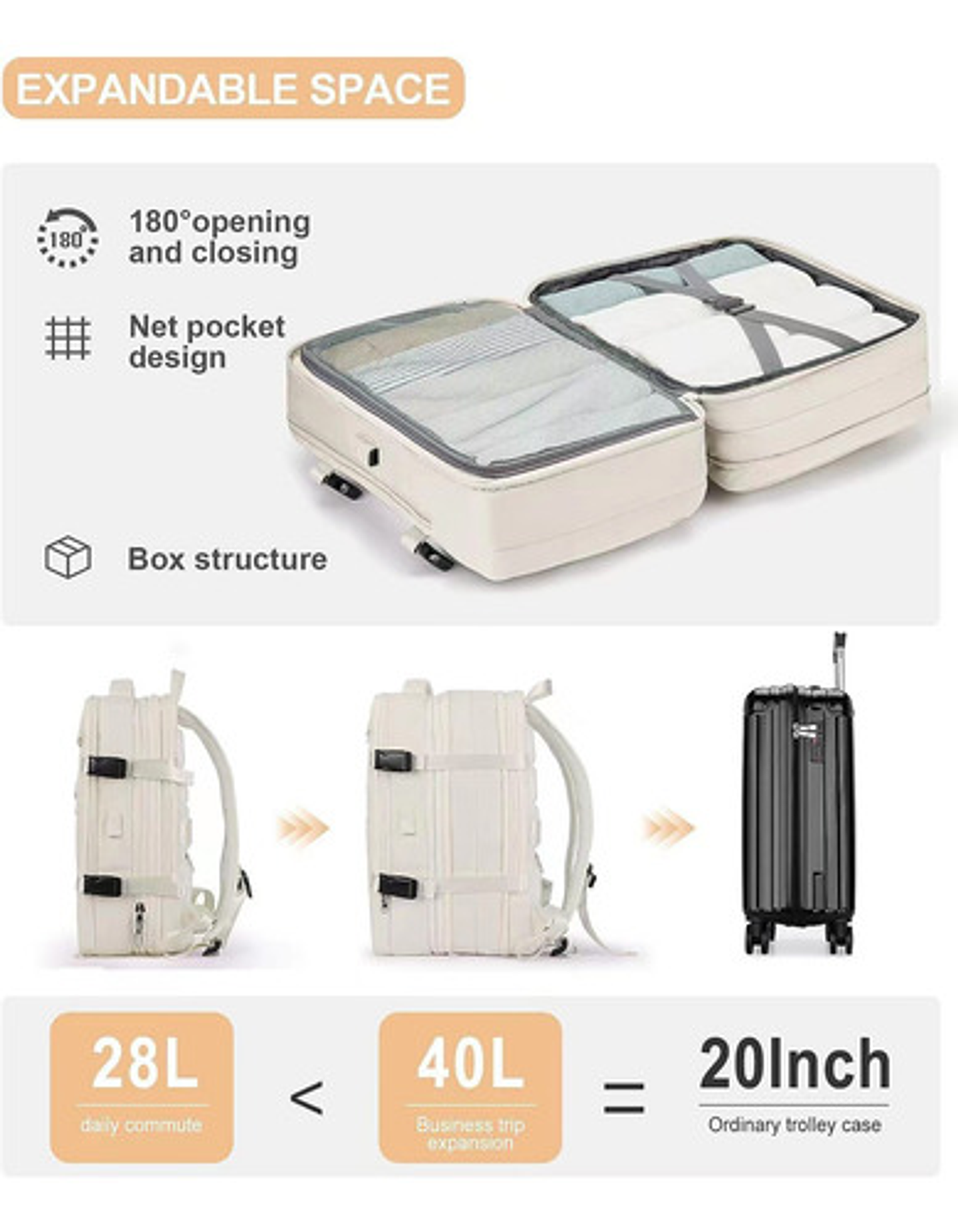 Mochila Viaje Impermeable Antirrobo Con Puerto Usb Notebook 82