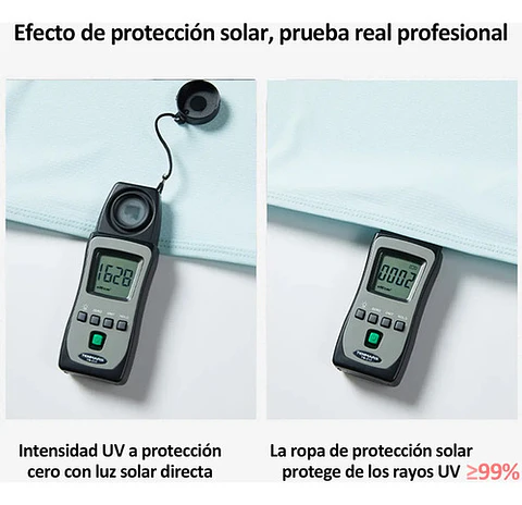 Sudadera Con Cremallera Upf 50 Protección Solar Uv Hombre