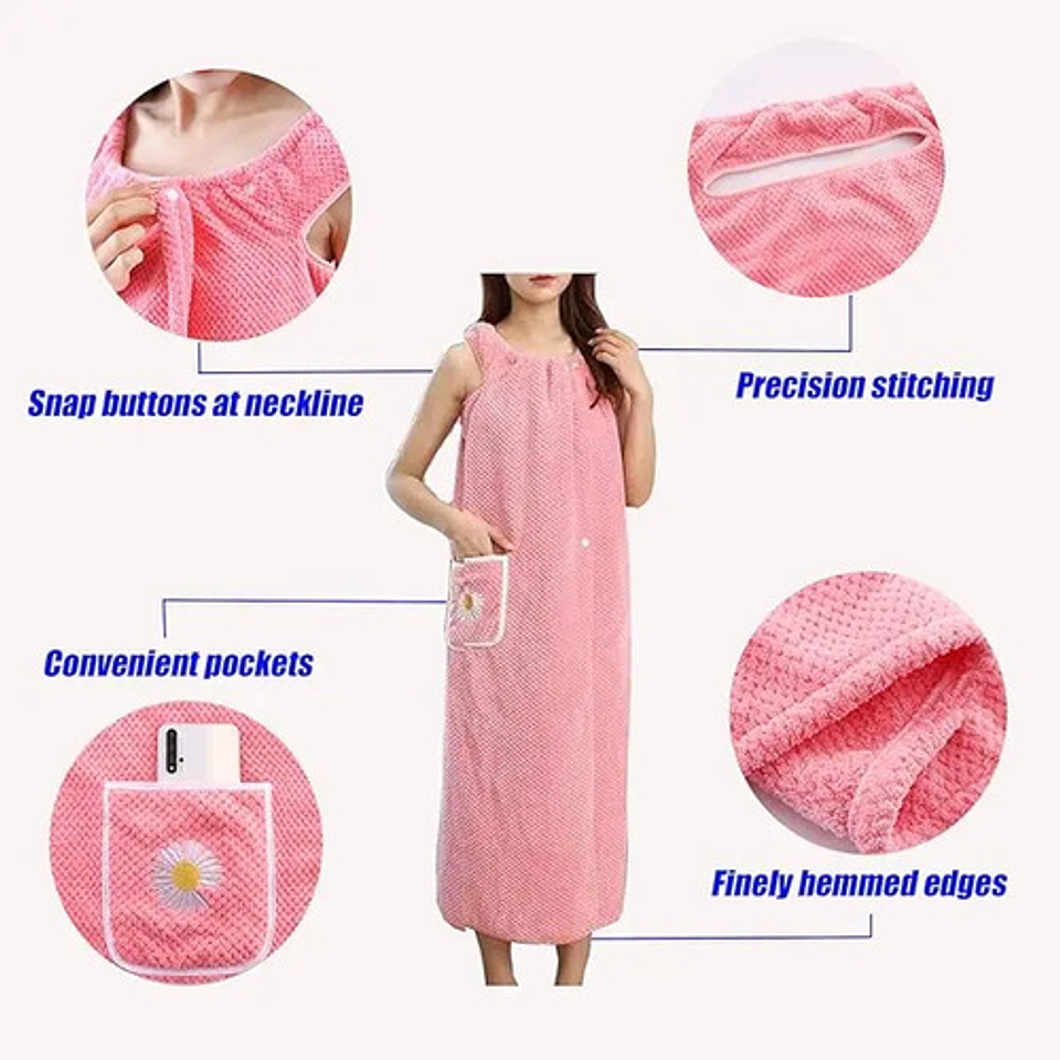 Pack 3 Toalla De Baño Con Diseño De Lazotoalla De Baño Mujer 4