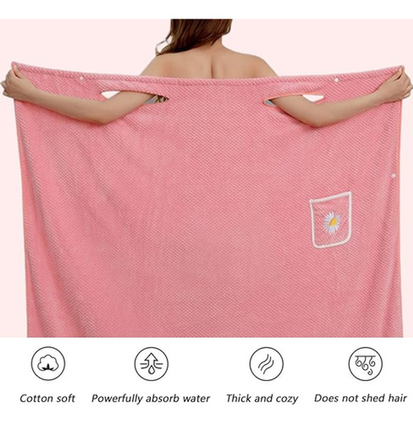 Pack 3 Toalla De Baño Con Diseño De Lazotoalla De Baño Mujer 5