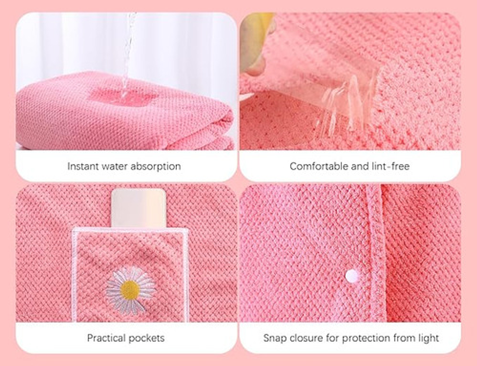 Pack 3 Toalla De Baño Con Diseño De Lazotoalla De Baño Mujer 6