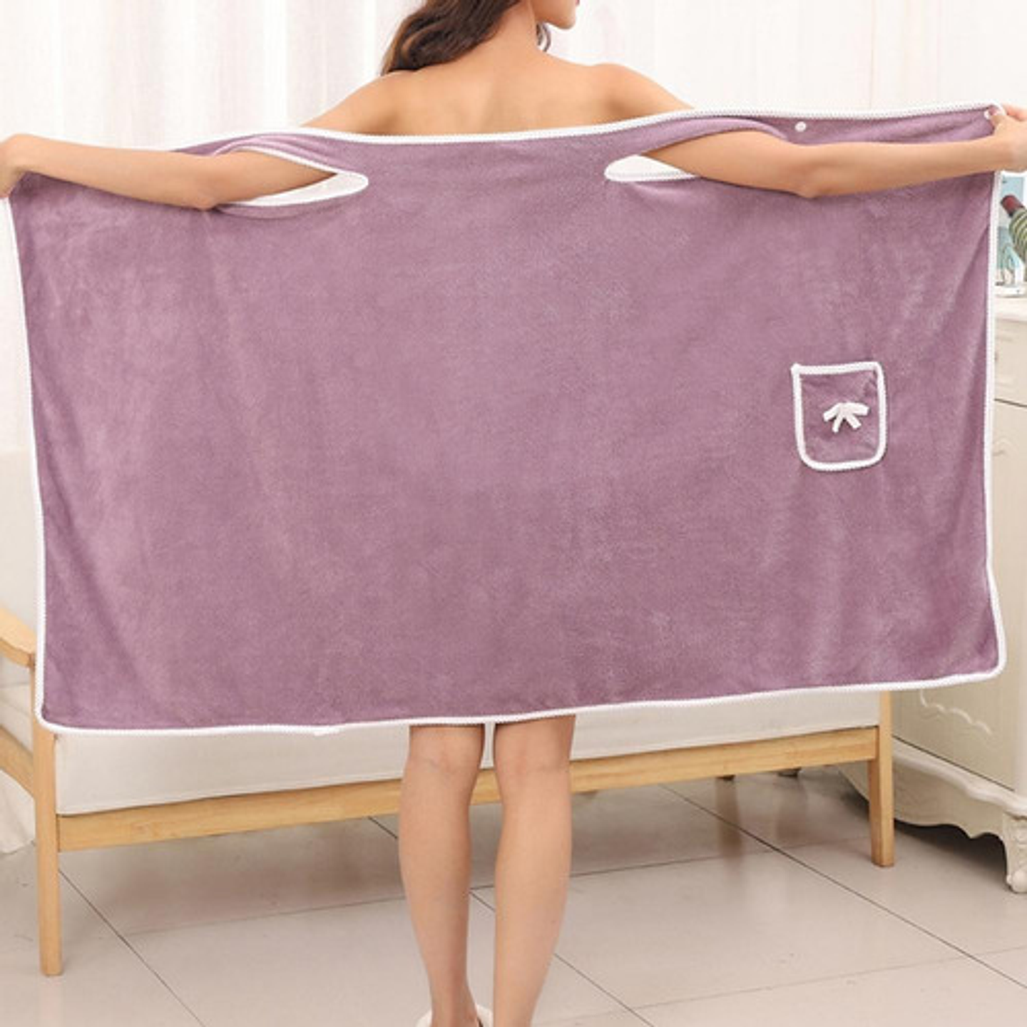 Pack 3 Toalla De Baño Con Diseño De Lazotoalla De Baño Mujer 13