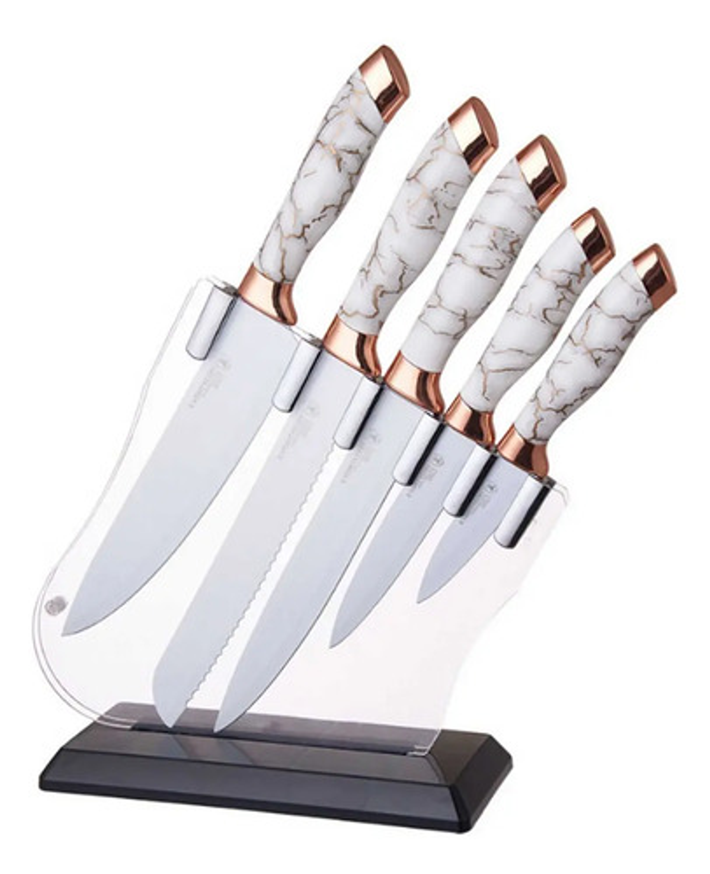 Pack 6 Cuchillos De Cocina Acero Inoxidable Antibacterial 4