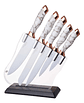 Pack 6 Cuchillos De Cocina Acero Inoxidable Antibacterial - Miniatura 4