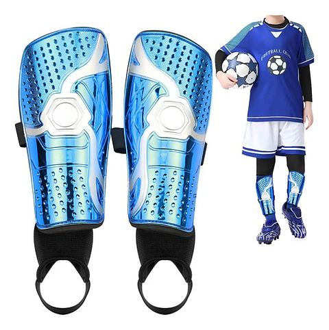 Espinilleras De Fútbol Con Tobillo Protectora Adulto Y Niños