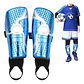 Espinilleras De Fútbol Con Tobillo Protectora Adulto Y Niños - Miniatura 1