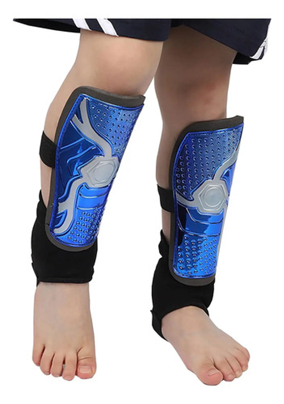 Espinilleras De Fútbol Con Tobillo Protectora Adulto Y Niños 2