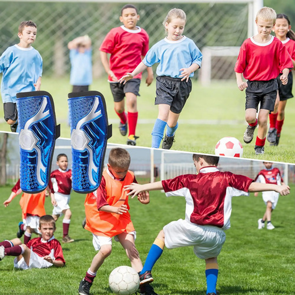 Espinilleras De Fútbol Con Tobillo Protectora Adulto Y Niños 7