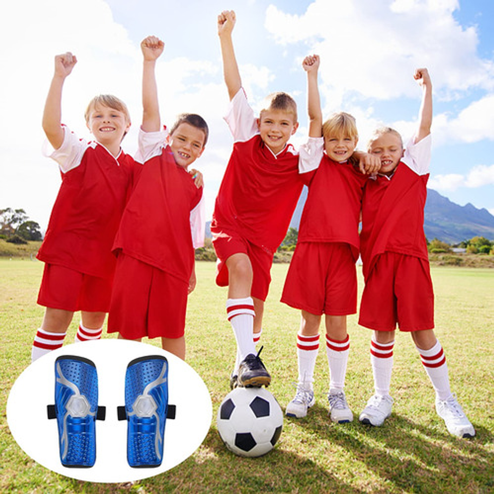 Espinilleras De Fútbol Con Tobillo Protectora Adulto Y Niños 10