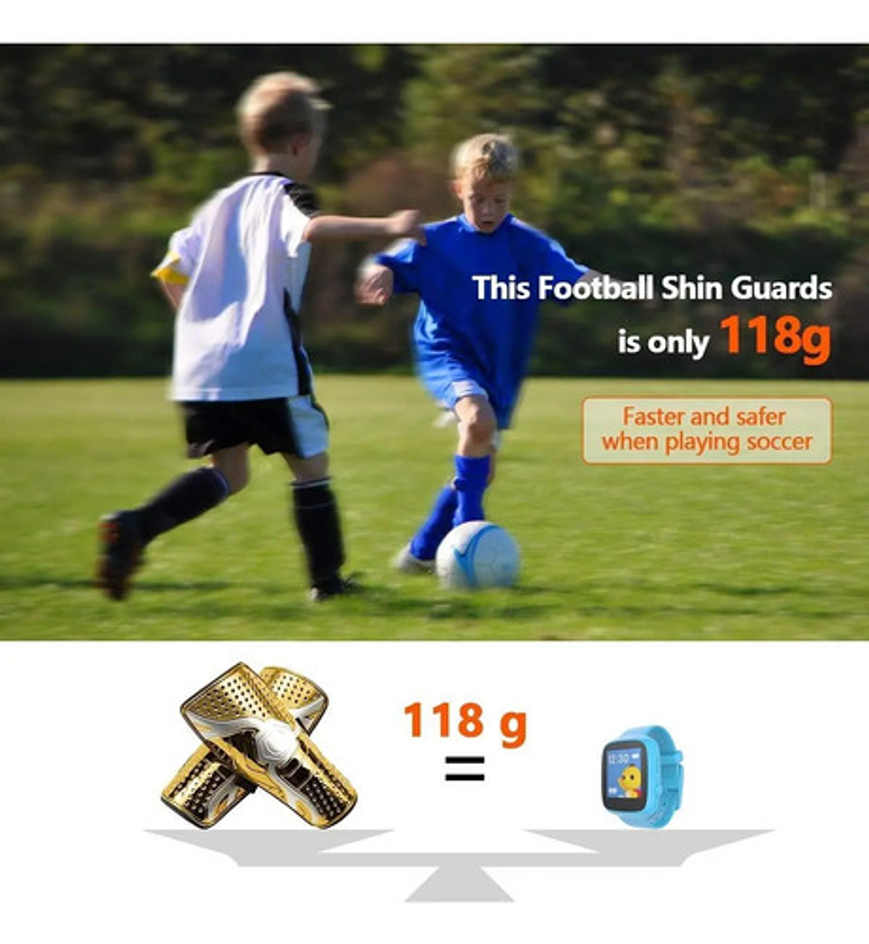 Espinilleras De Fútbol Con Tobillo Protectora Adulto Y Niños 12