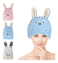 Pack 3 Toallas De Baño De Pelo Secado Para Niños Y Mujeres - Miniatura 1