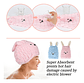 Pack 3 Toallas De Baño De Pelo Secado Para Niños Y Mujeres - Miniatura 2