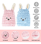 Pack 3 Toallas De Baño De Pelo Secado Para Niños Y Mujeres - Miniatura 3