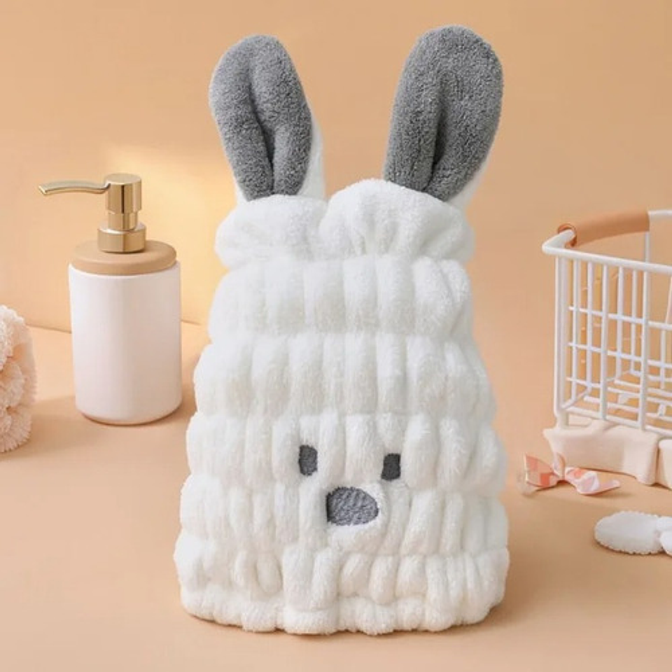 Pack 3 Toallas De Baño De Pelo Secado Para Niños Y Mujeres 7