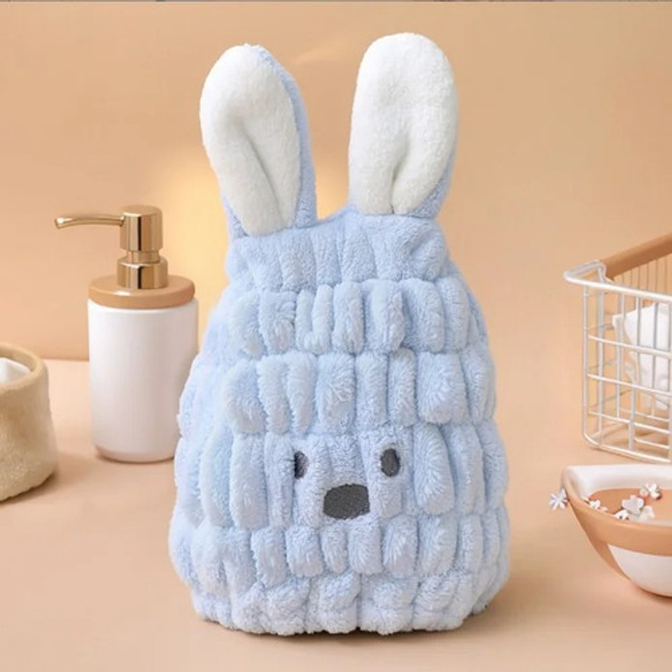 Pack 3 Toallas De Baño De Pelo Secado Para Niños Y Mujeres 8