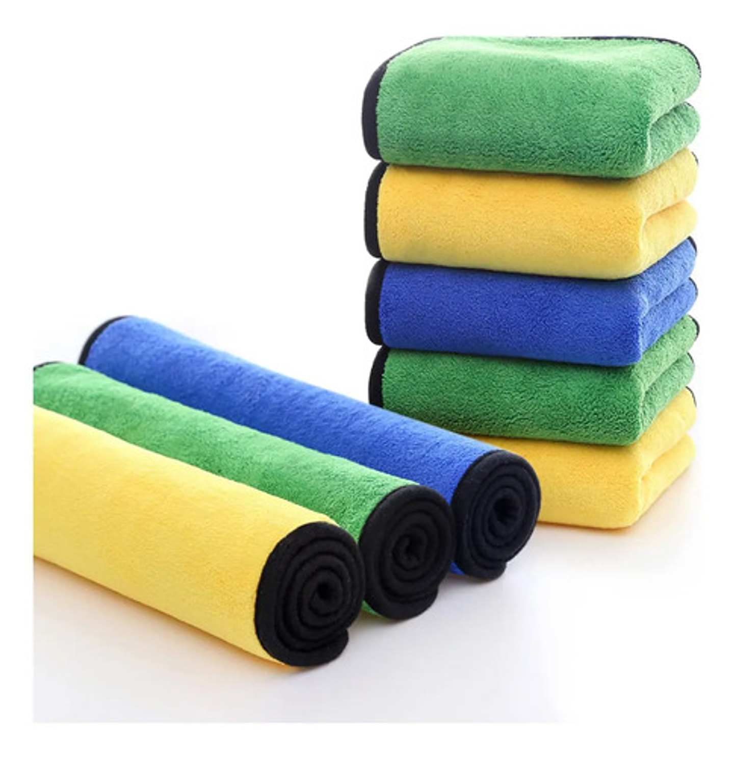 Pack 3 Paño Toalla Micro Fibra Profesional Autos 4