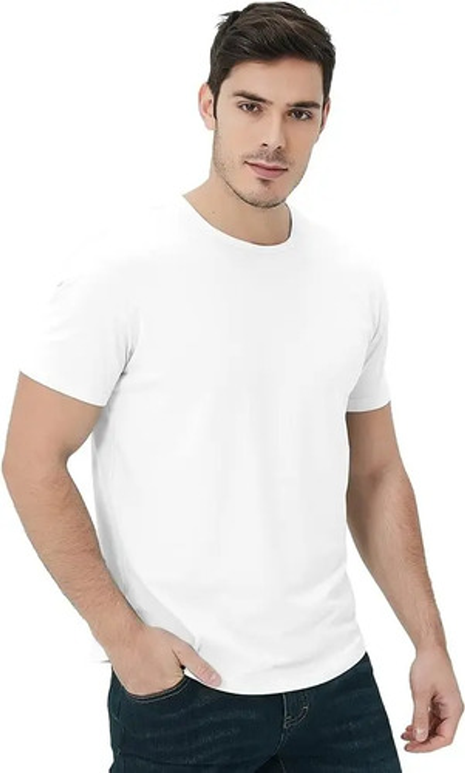 Pack 6 Camiseta Manga Corta Para Hombre Algodón Polera 16