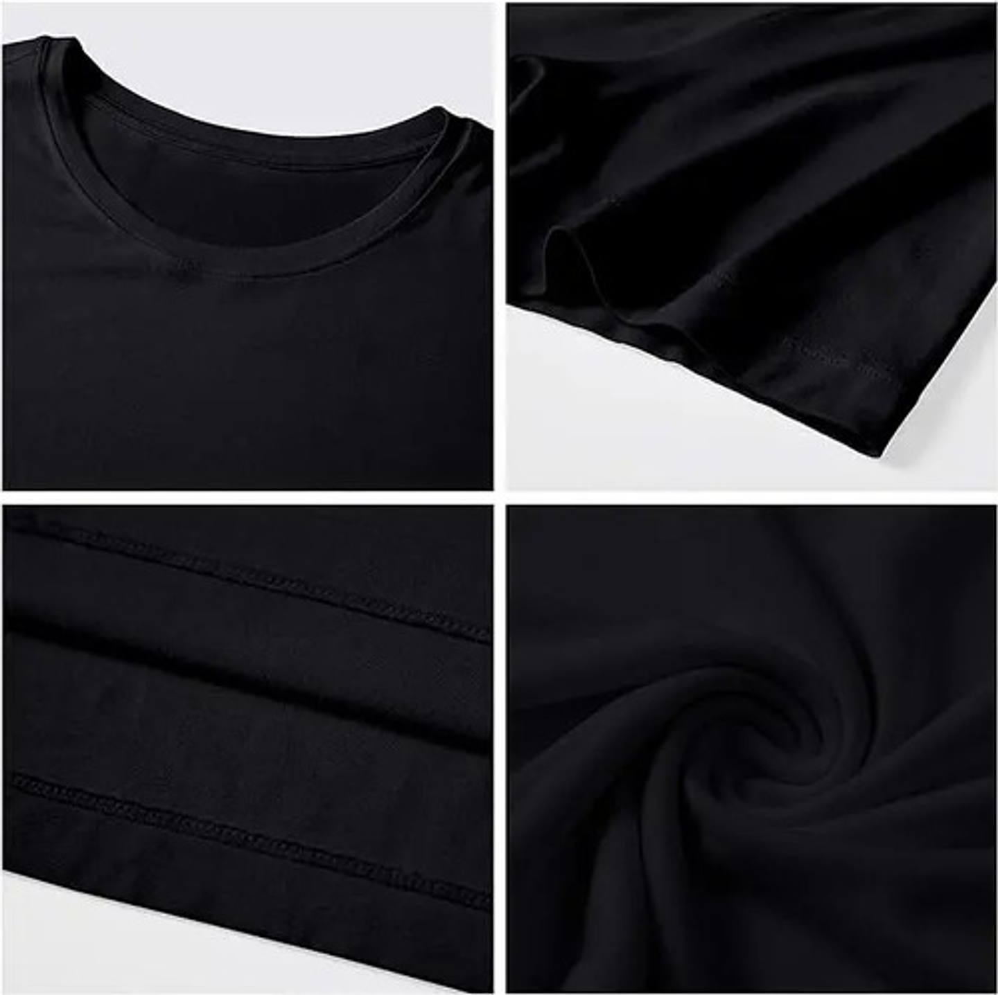 Pack 6 Camiseta Manga Corta Para Hombre Algodón Polera 20