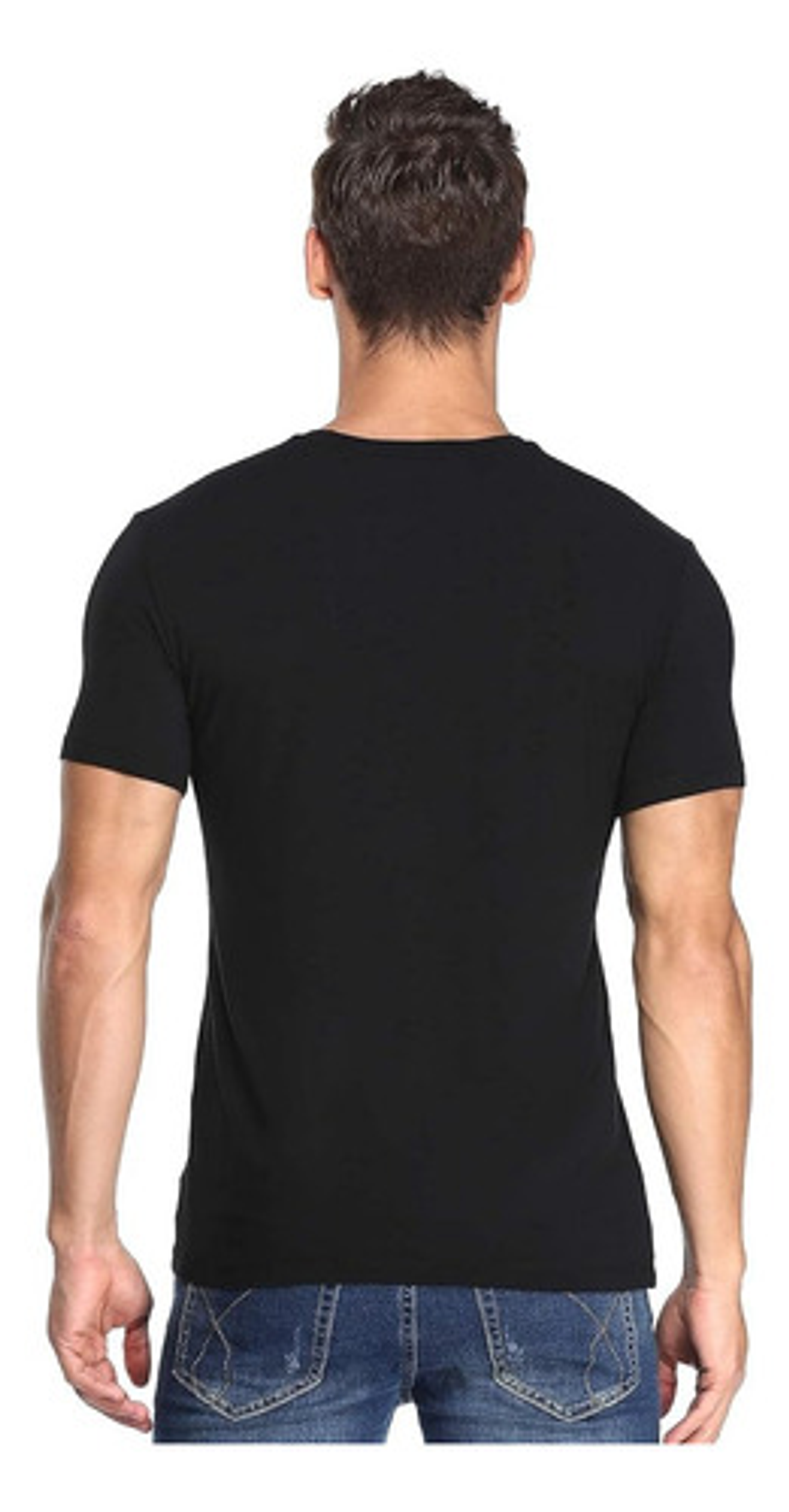 Pack 6 Camiseta Manga Corta Para Hombre Algodón Polera 25