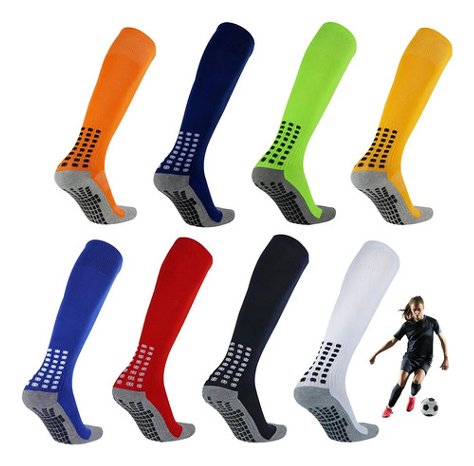 Pack 3 Media De Fútbol Deportiva Antideslizante Larga 2